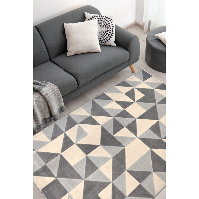 Geometric Shapes Area Rug, Rectangle 120 x 170 cm
