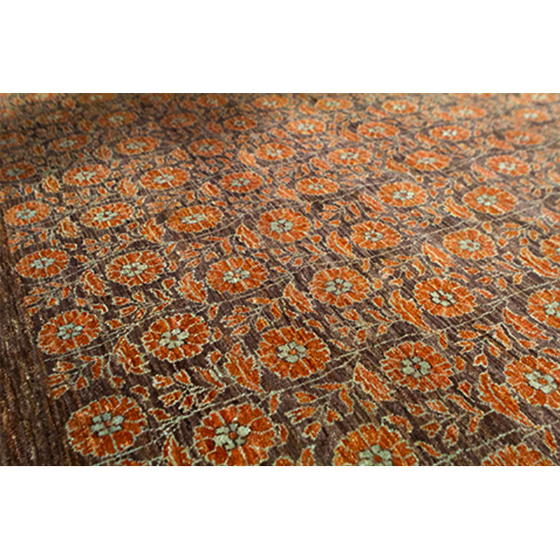 Oriental Area Rug in Brown