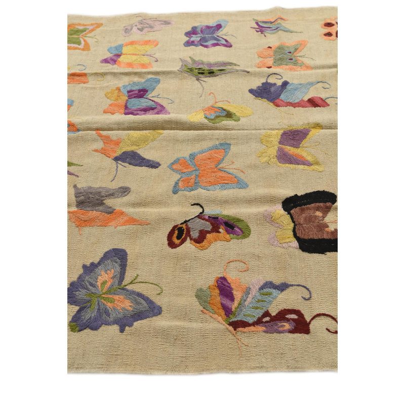 Tapis ivoire carré 6 pi Pelfrey