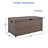 Jeco Inc. 40'' W 70 Gallons Water Resistant Wicker Deck Box-7429029