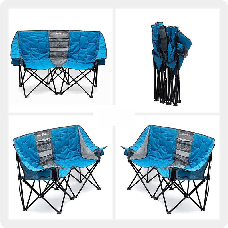 Folding Camping Chair, Blue