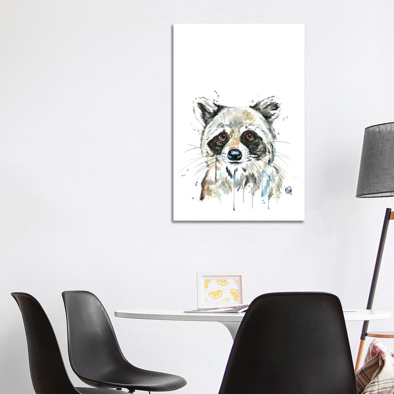 Peekaboo Raccoon by Lisa Whitehouse - Wrapped Canvas Gallery-Wrapped Canvas Giclée, 101.6 cm H x 66.04 cm W x 1.91 cm D
