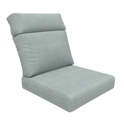 Sunbrella Outdoor High Back Chair Cushion, Adirondack Chair Cushion Set, 6 Inch