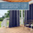 Ensemble de 2 rideaux à œillets TOWN & COUNTRY BASICS Cabana pour intérieur et extérieur-34183445-20584539