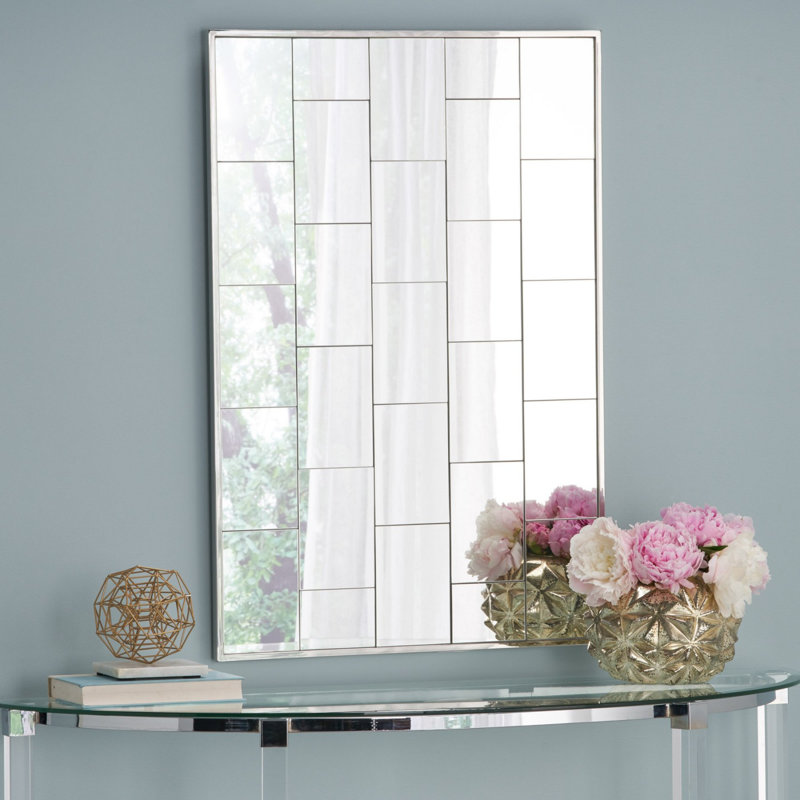 Micadeau Stainless Steel Rectangle Mirror