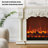 European-style simulated fire electric fireplace decorative insert for home use-1121478225