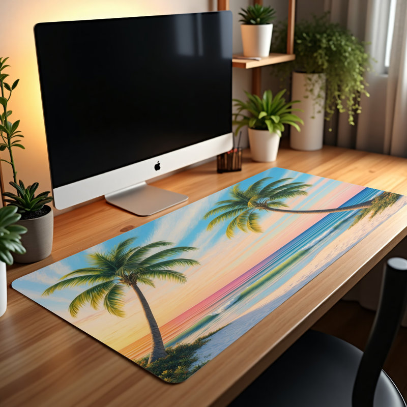 Polyester Desk Pad, 23.6x13.8