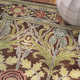 Stacey Oriental Tufted Wool Chocolate/Red/Yellow Area Rug