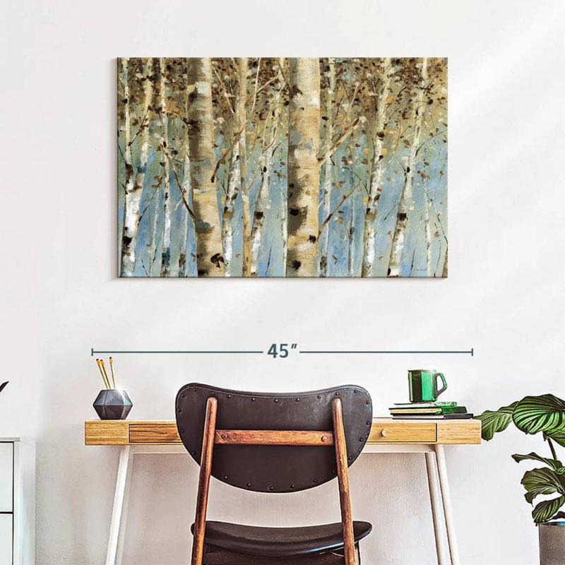 Harnek Birch White Forest I, 26" H x 39" W