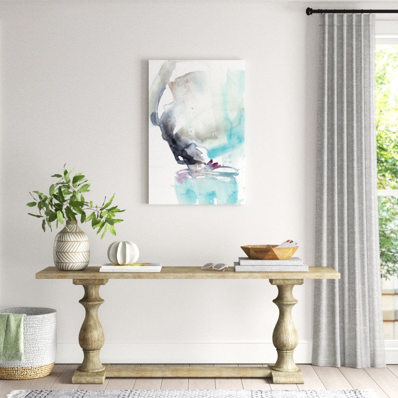 Coastline Bloom II by Jennifer Goldberger - Painting on Canvas, 122cm H x 81cm W, Wrapped Canvas