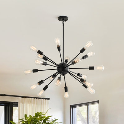 Kaspar Iron 18-Light Chandelier