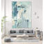 «Blue Anticipation I», reproduction d'art sur toile géante de 72 po x 54 po