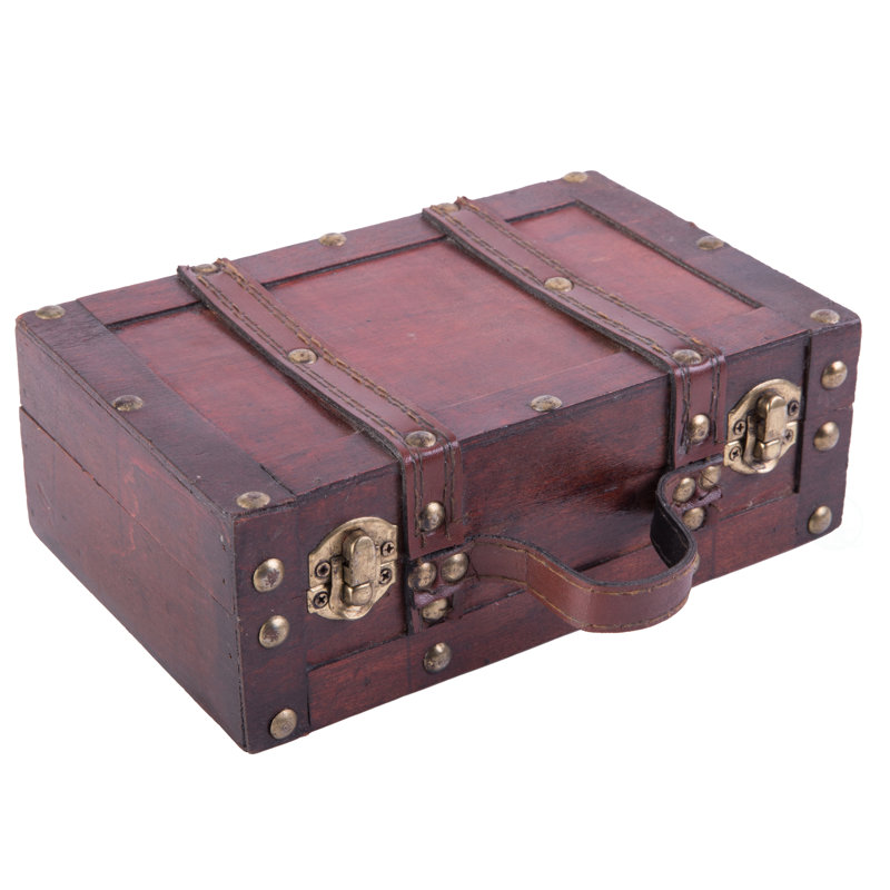 Vanscoy Wooden Decorative Trunk