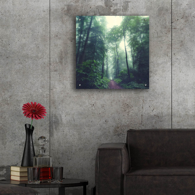 Art mural en verre Latitude Run®, H 24 po x l 24 po x P 0,2 po