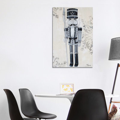 Gray Nutcracker I 1 Piece Wrapped Canvas Wall Art