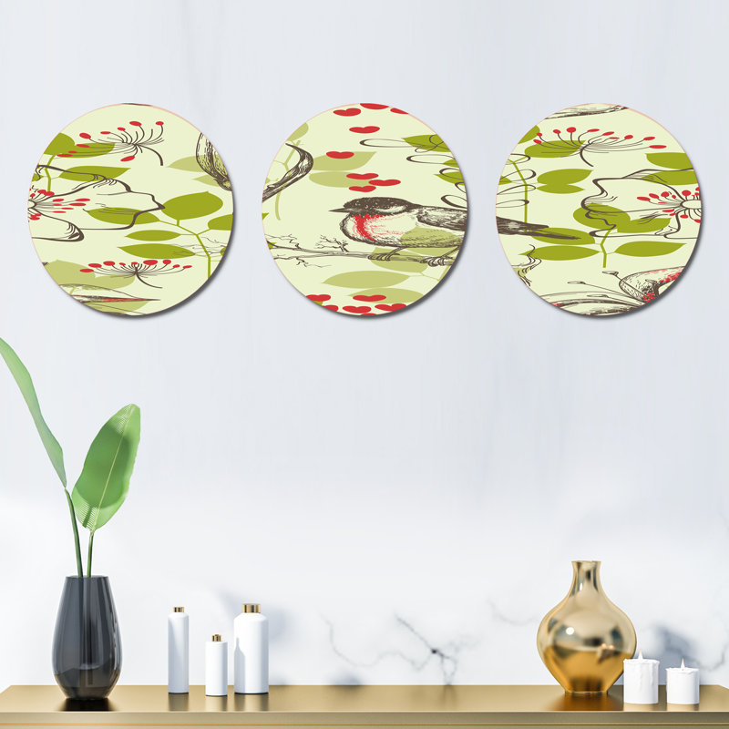 Plants & Flowers Wall Decor on Metal
