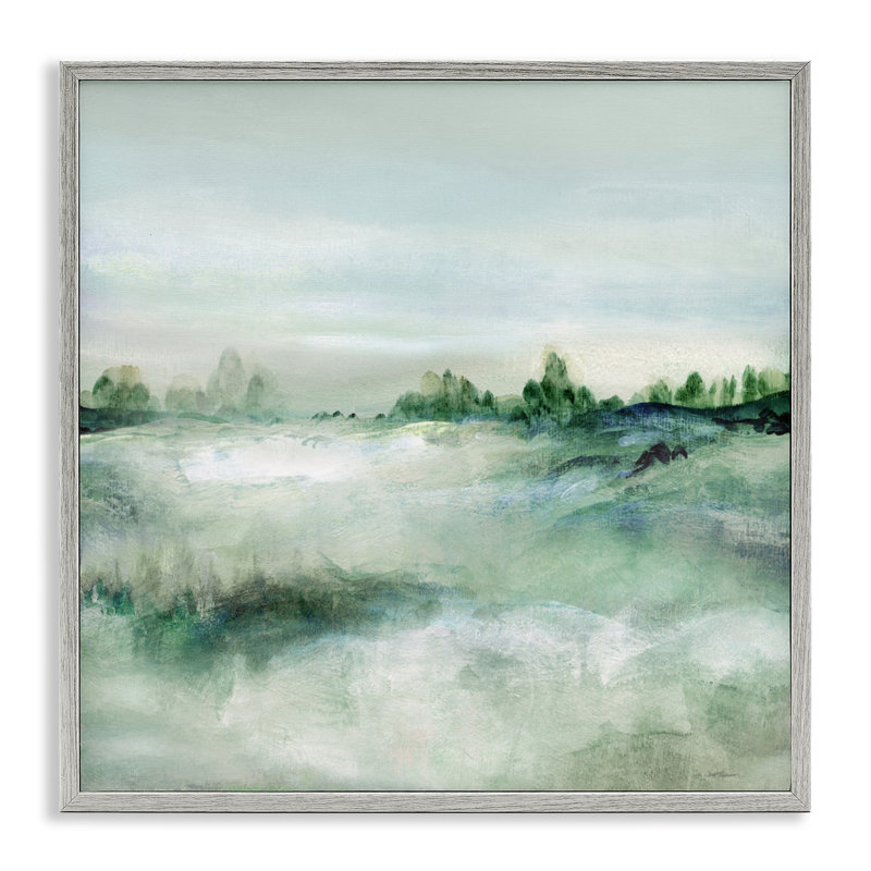 Giclée lointaine encadrée, design par Carol Robinson, Estampe numérique Farmhouse, H 24 po x l 24 po