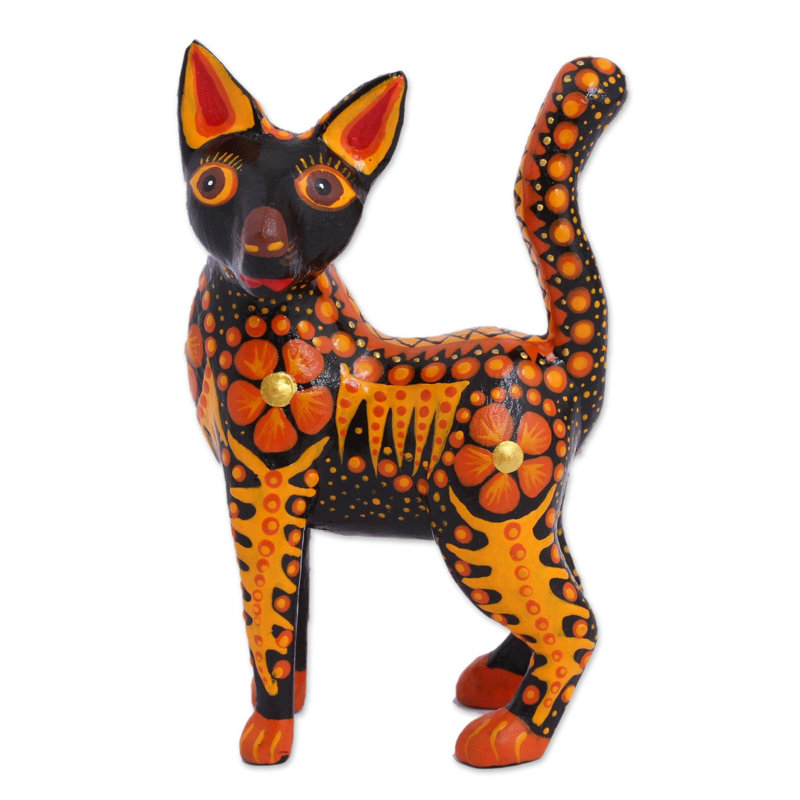 Figurine Fiery Cat Alebrije