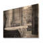Minimalisme, bain de sérénité III sur bois-830202995