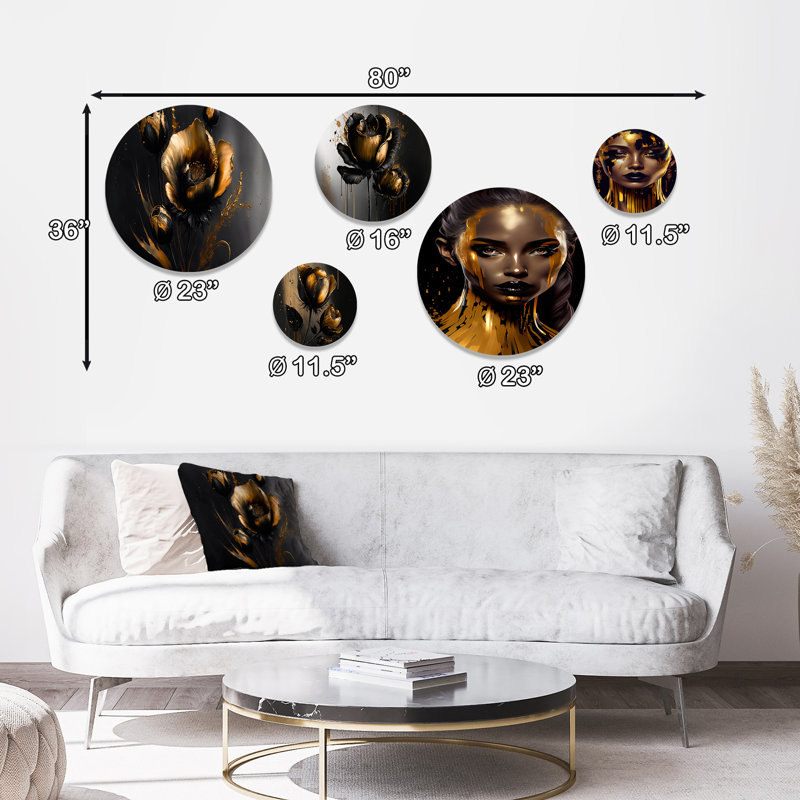 Plants & Flowers Wall Decor on Metal