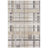 NELE Machine Washable Modern Lattice Area Rug Ivory/Beige/Gray Multi-83100286
