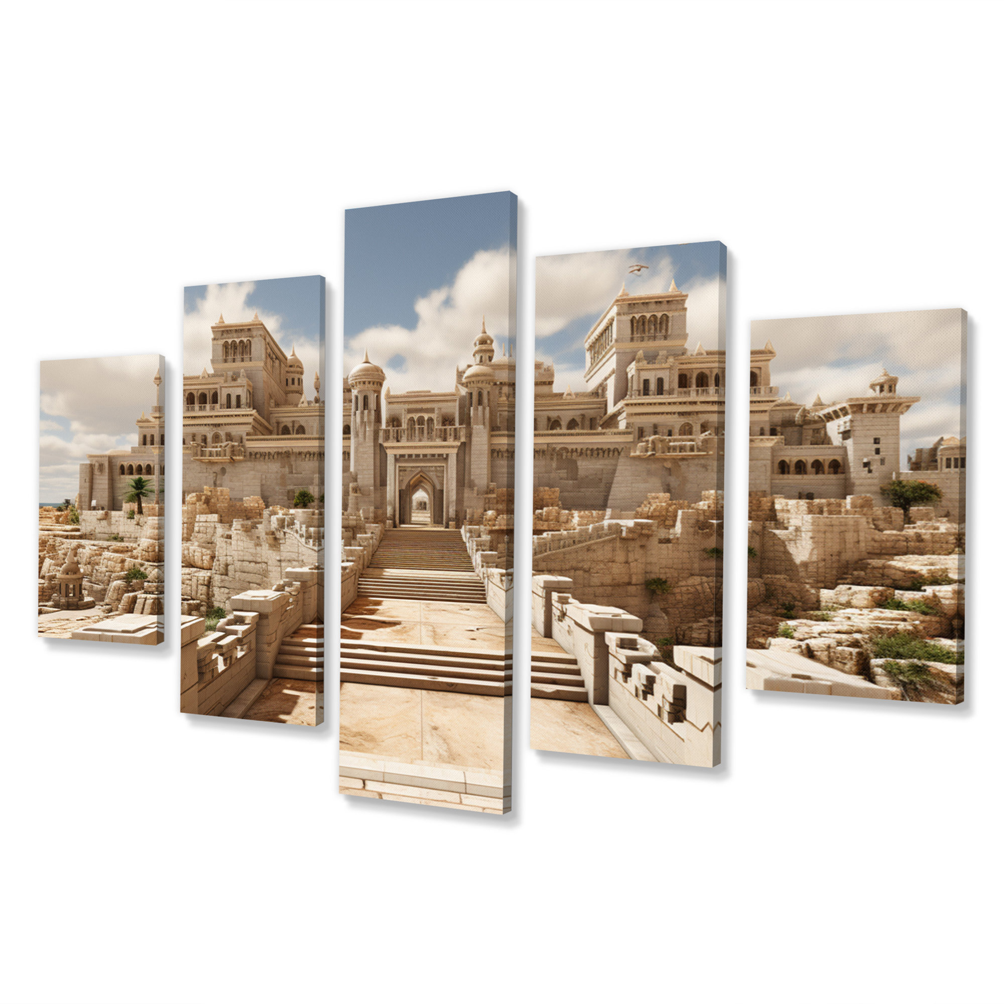 Ebern Designs Hebrew Hebrew Architecture - Architecture Canvas Print ...