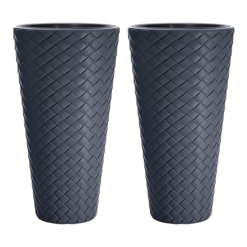 Emmit Pot Planter, Black