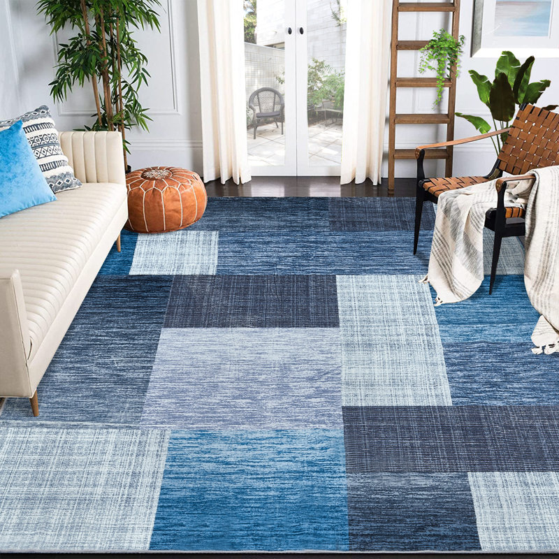 Hamidiye Washable Geometric Rug, Rectangle 5' x 7'