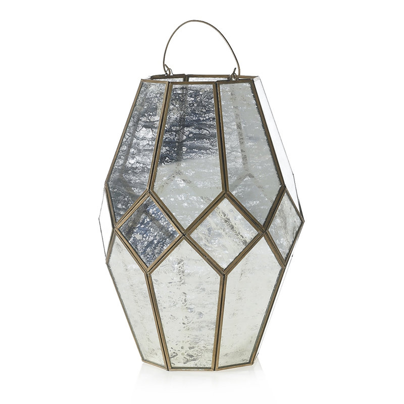 Outdoor Lantern, 13.5" H x 9.75" W x 9.75" D