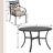 Alyah 4 - Person Patio Dining Set with Round Table , Cushions Included