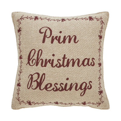Gable Primitive Reversible Throw Pillow