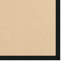 Tapis berbère beige clair avec bordure en coton noir fait à la main Nannette-158822661