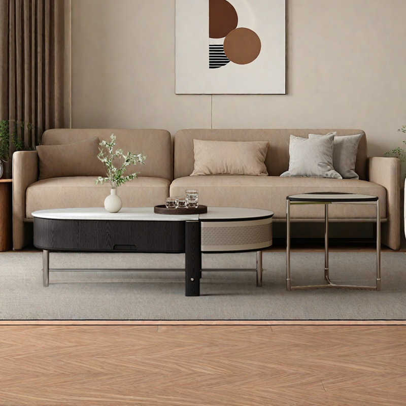 Ensemble de tables basses de style minimaliste