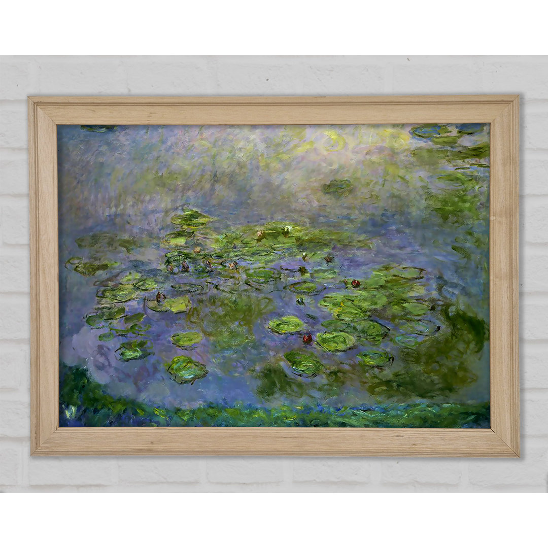 Monet Nympheas (Seerosen) - Einzelne Bilderrahmen Kunstdrucke