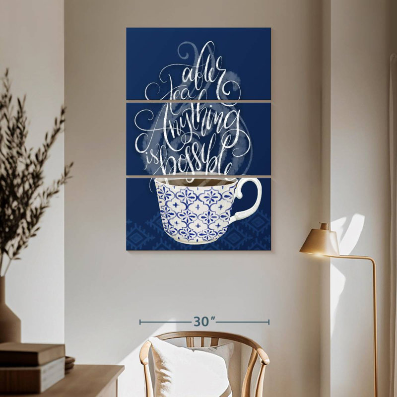Tergel Tea Time II, 65" H x 42" W