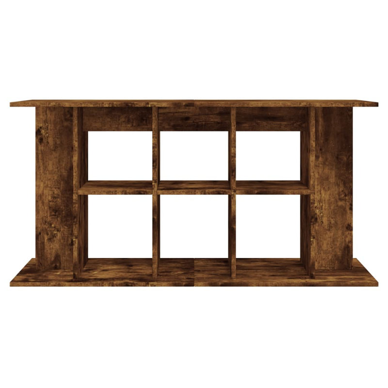 Vidaxl Aquarium Stand Engineered Wood, Smoked Oak, 60"H x 120"W x 40"D