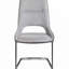 Chaise rembourrée avec pieds en métal