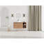 36'' Wall-Mounted Bathroom Vanity With Ceramic Art Sink, and Storage Shelves, Soft-Close Door, Plywood-129864858