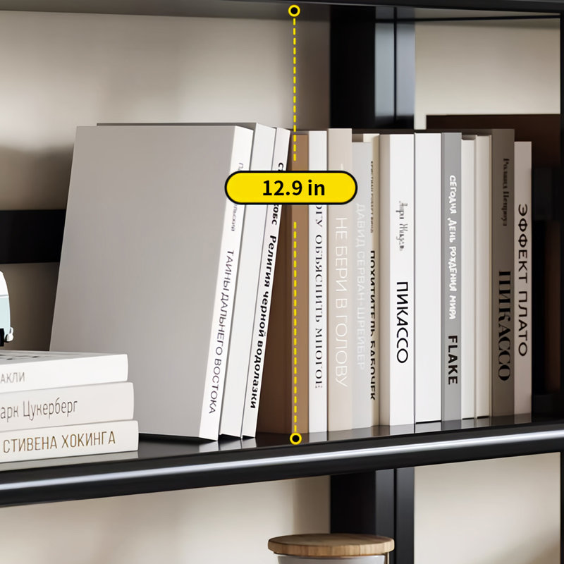 Bibliothèque pratique et de haute qualité, Noir, (3 tablettes) H 46,2 po x l 23,6 po x P 11,2 po