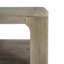 Table basse carrée avec rangement, frêne