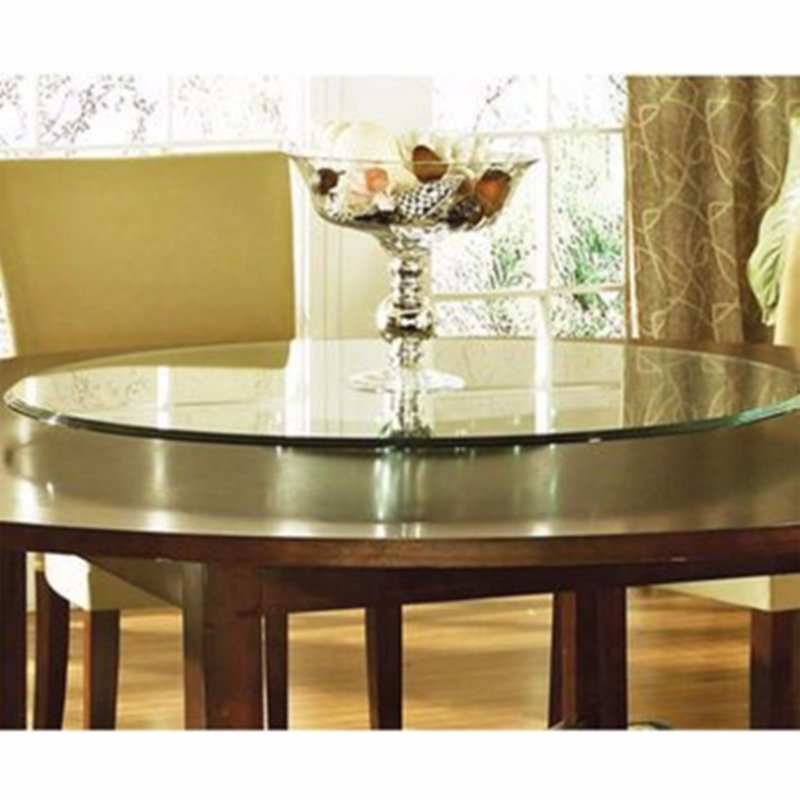 Handmade Glass Lazy Susan, 26" W x 26" L