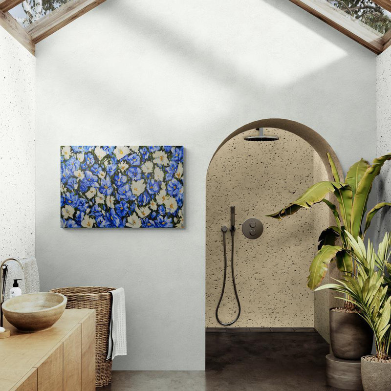 Morning Glories, 20" H x 30" W
