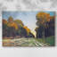 La route de Chailly à Fontainebleau par Monet-Gallery, toile tendue-845589723