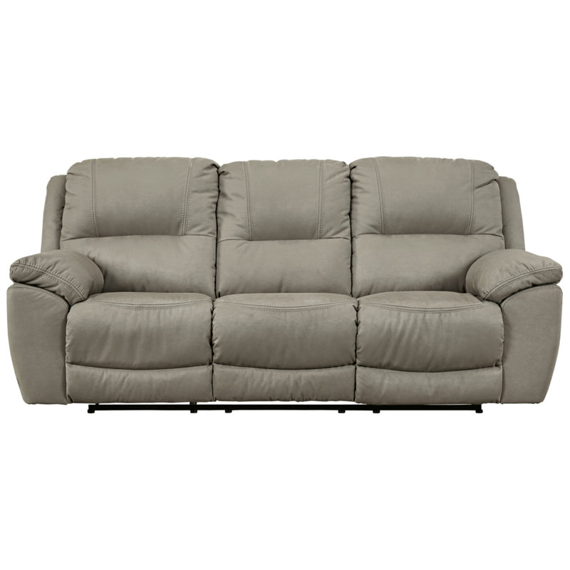 Gwenetta 93'' Faux Leather Reclining Sofa, Power