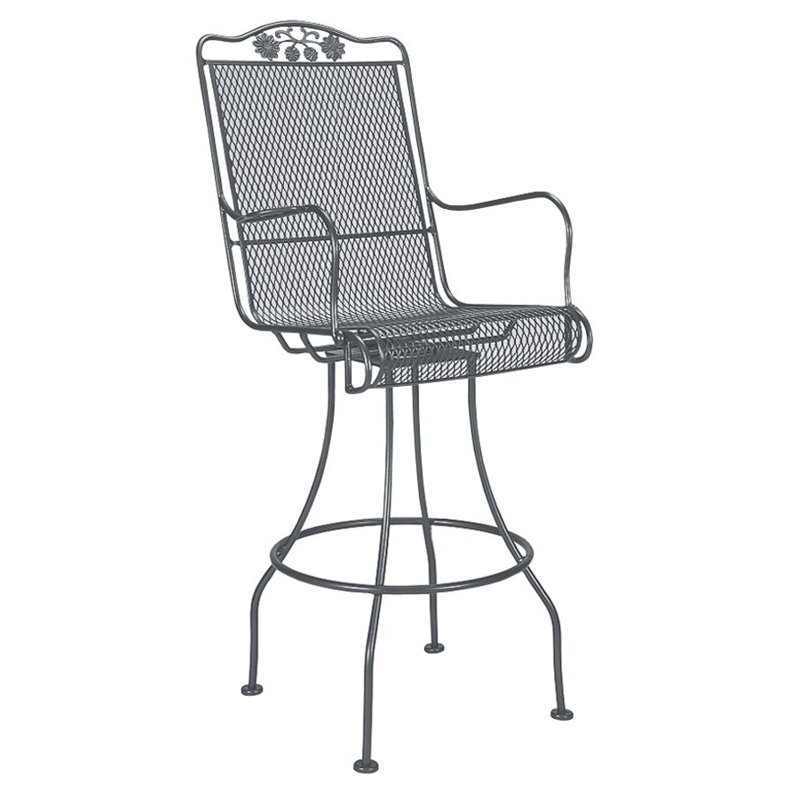 Briarwood Outdoor Swivel Bar Stool, Oyster