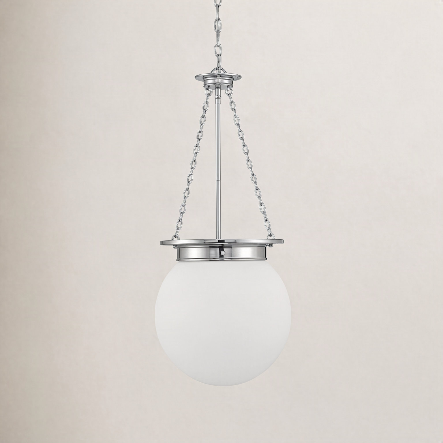 Chachi Dimmable 3-Light Pendant, Polished Nickel