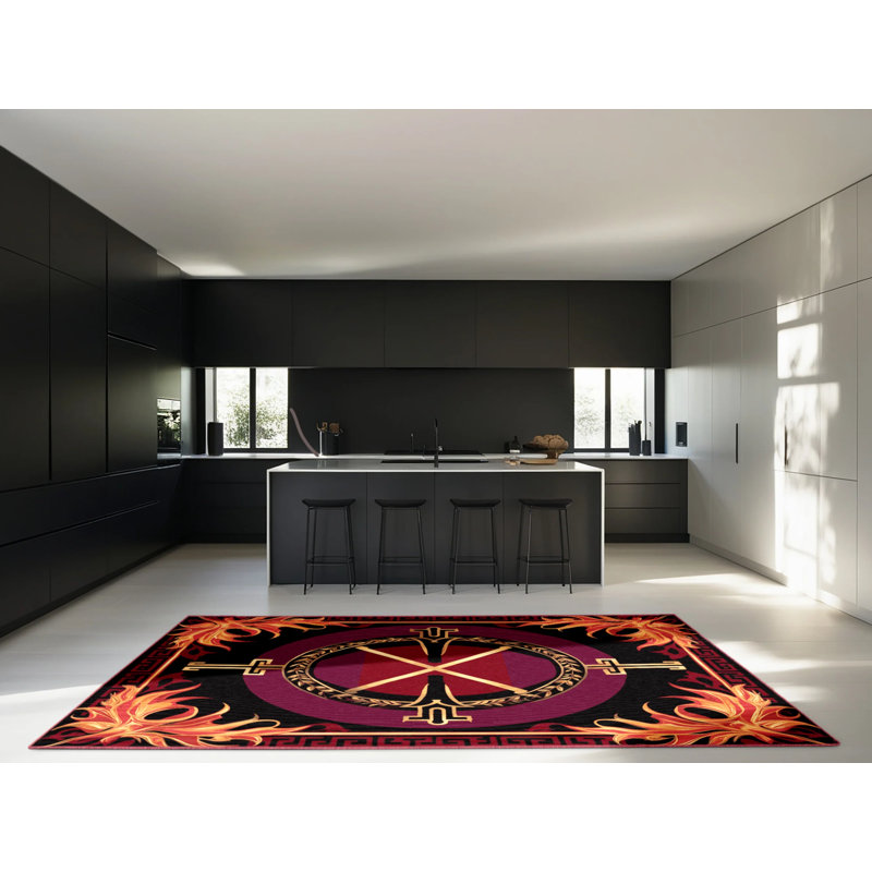 Celestial Brocade Rug, Square 3'
