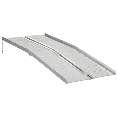 HomCom Metal Foldable Portable Ramp