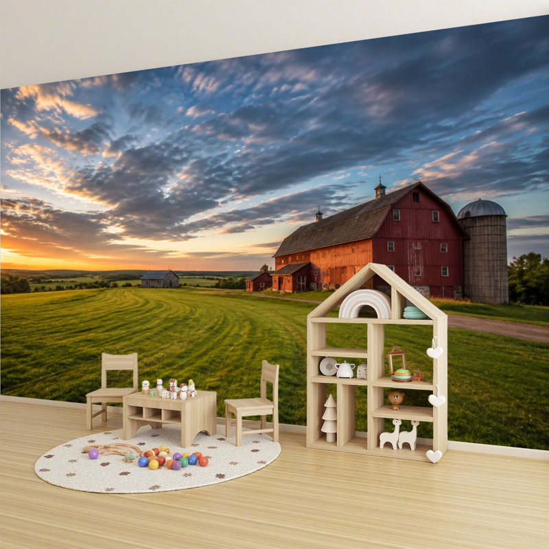 Murale auto-adhésive moderne pour la chambre à coucher L 69 po x l 96 po Peel and Stick, L 68,88 po x l 96 po