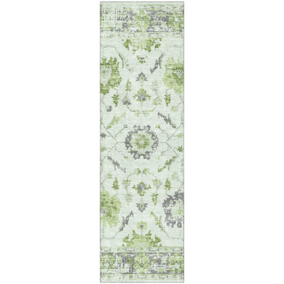 Premium Machine Washable Pirtle Border Rug